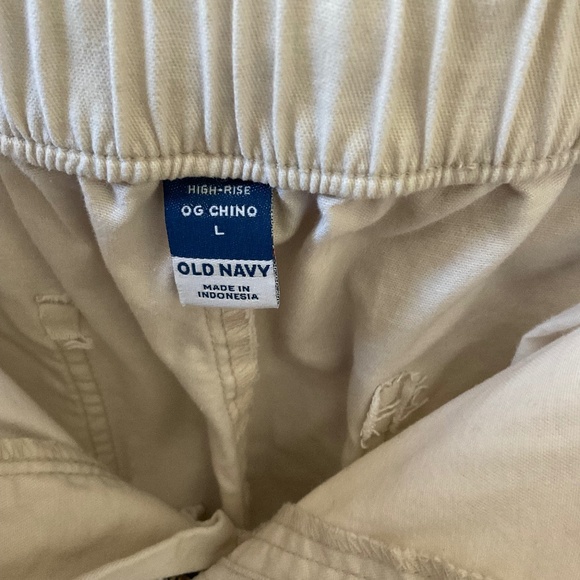 Old Navy High Waisted OGC Chino Pants Size L - Picture 7 of 7